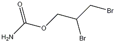 氨甲酸2,3-二溴丙酯结构式