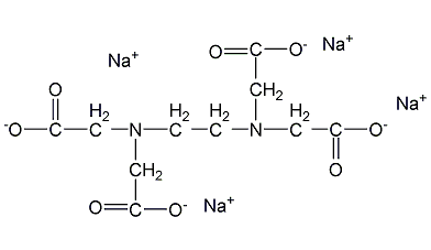 乙二胺四乙酸四钠盐结构式