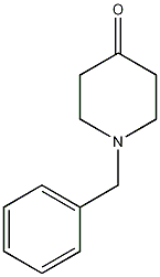 1-苄基-4-哌啶酮结构式