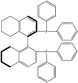 [(1R)-5,5',6,6',7,7',8,8'-八氢-[1,1'-联萘]-2,2'-二基]双[二苯基膦]结构式