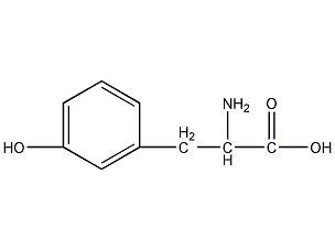 L-M-间酪氨酸,98%结构式