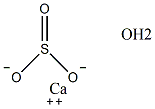 亚硫酸钙0.5合水结构式