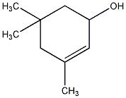 3,5,5-三甲基-2-环己烯醇结构式