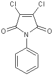 2,3-二氯-N-苯基马来酰亚胺结构式