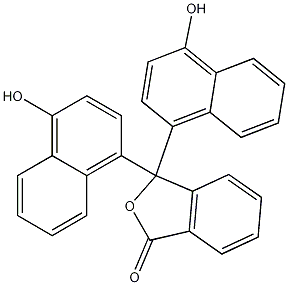 α-萘酚酞结构式