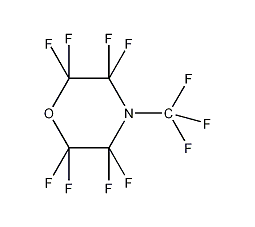 全氟-N-甲基吗啡啉结构式