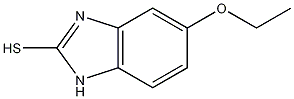 5-乙氧基-2-巯基苯并咪唑结构式