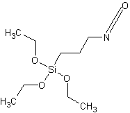3-异氰丙基三乙氧基硅烷结构式