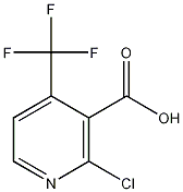 2-氯-4-(三氟甲基)烟酸结构式