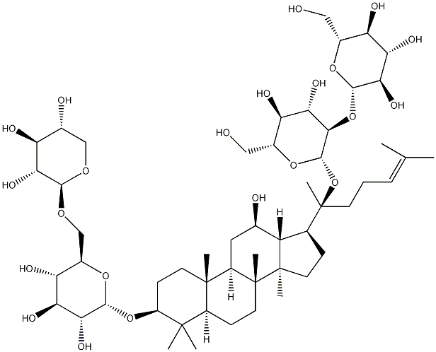 人参皂苷-Rb3结构式