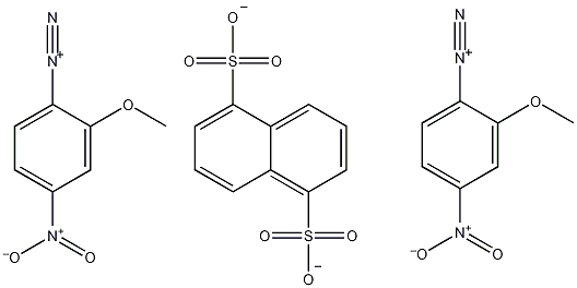 固红B二磺酸萘盐结构式