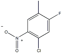 4-氯-2-氟-5-硝基甲苯结构式