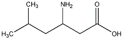 3-氨基-5-甲基己酸结构式
