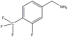 3-氟-4-(三氟甲基)苄胺结构式