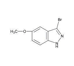3-溴-5-甲氧基-1H-吲唑结构式