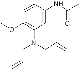 二烯丙基氨基甲氧基乙酰苯胺结构式