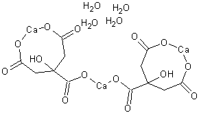 柠檬酸钙结构式