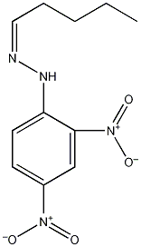 戊醛2,4-二硝基苯肼结构式
