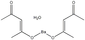 双(乙酰内酮)钡n水合物结构式