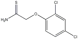 2-(2,4-二氯苯氧基)硫代乙酰胺结构式