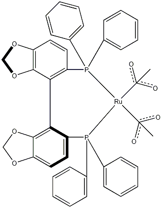 Diacetato[(S)-(-)-5,5'-bis(diphenylphosphino)-4,4'-bi-1,3-benzodioxole]ruthenium(II)