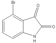4-溴吲哚满二酮结构式