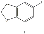 5,7-二氟-2,3-二氢苯并呋喃结构式