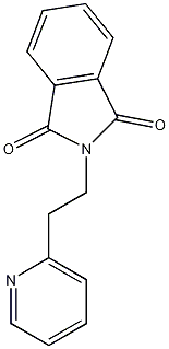 N-2-(2-吡啶乙基)酞亚胺结构式