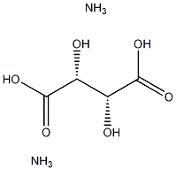 (+)酒石酸铵结构式