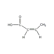 (Z)-巴豆酸结构式