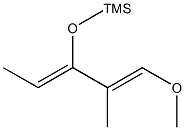 (1E,3Z)-1-甲氧基-2-甲基-3-(三甲基硅氧基)-1,3-戊二烯结构式