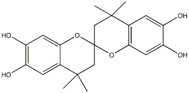 6,6',7,7'-Tetrahydroxy-4,4,4',4'-tetramethyl-2,2'-spirobichroman