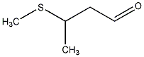 3-(甲硫基)丁醛结构式