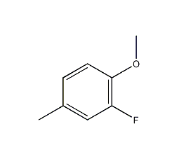 2-氟-4-甲基苯甲醚结构式