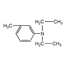 N,N-二乙基间甲苯胺结构式