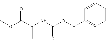 苄基-脱氢-丙氨酸甲酯结构式