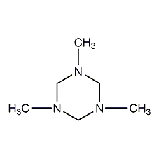 1,3,5-三甲基己羟基-1,3,5-三嗪结构式