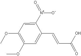 4,5-Dimethoxy-2-nitrocinnamic acid