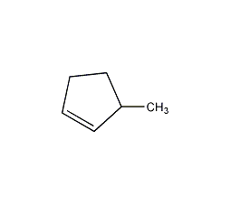 3-甲基-1-环戊烯结构式