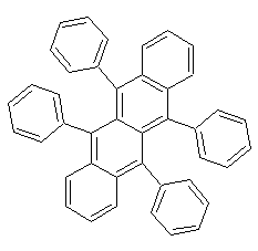 红荧烯结构式