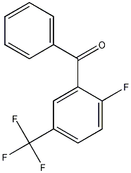 2-氟-5-(三氟甲基)苯并苯酮结构式