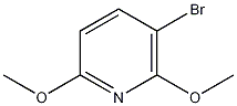 3-溴-2,6-二甲氧基吡啶结构式