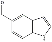 吲哚-5-甲醛结构式