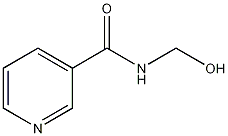 N-羟甲基烟酰胺结构式