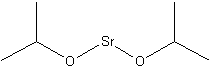 异丙氧化锶结构式