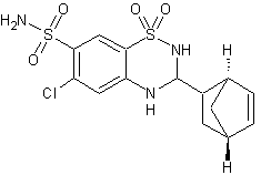 环噻嗪结构式