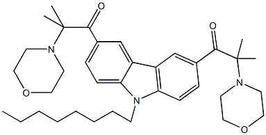 3,6-Bis(2-methyl-2-morpholinopropionyl)-9-octylcarbazole