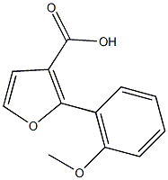 5-(4-甲氧苯基)-2-糠酸结构式