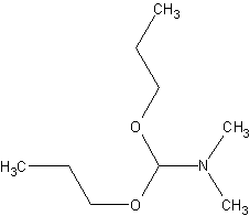 N,N-二甲基甲酰胺缩二正丙醇结构式