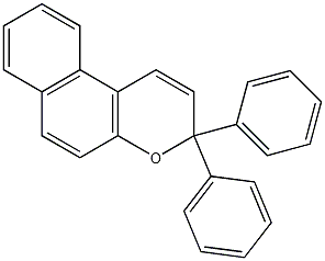 3,3-二苯基-3H-萘并(2,1-b)吡喃结构式